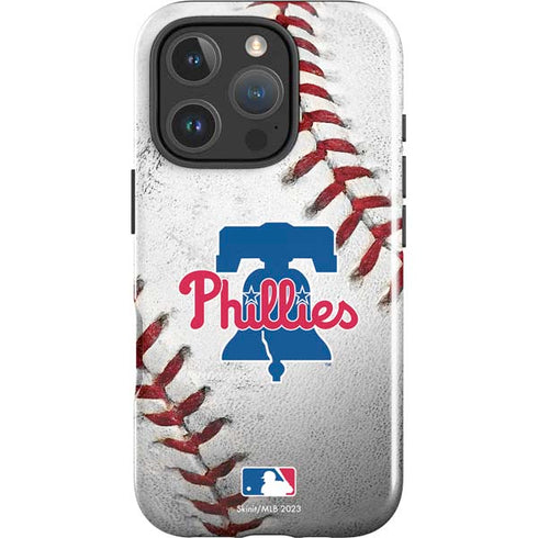 MLB Philadelphia Phillies Game Ball iPhone 16 Pro Impact Case